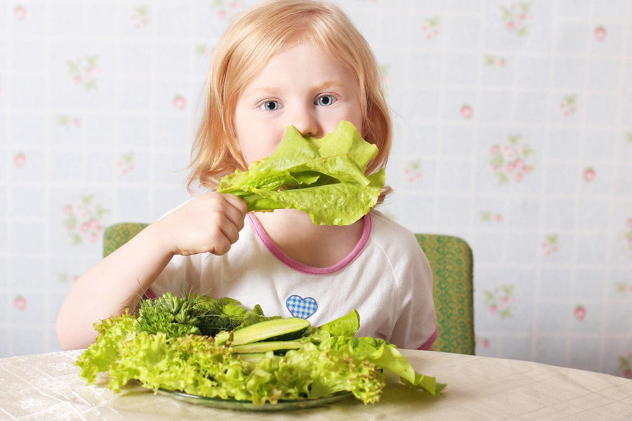 Are vegetarian kids weak?